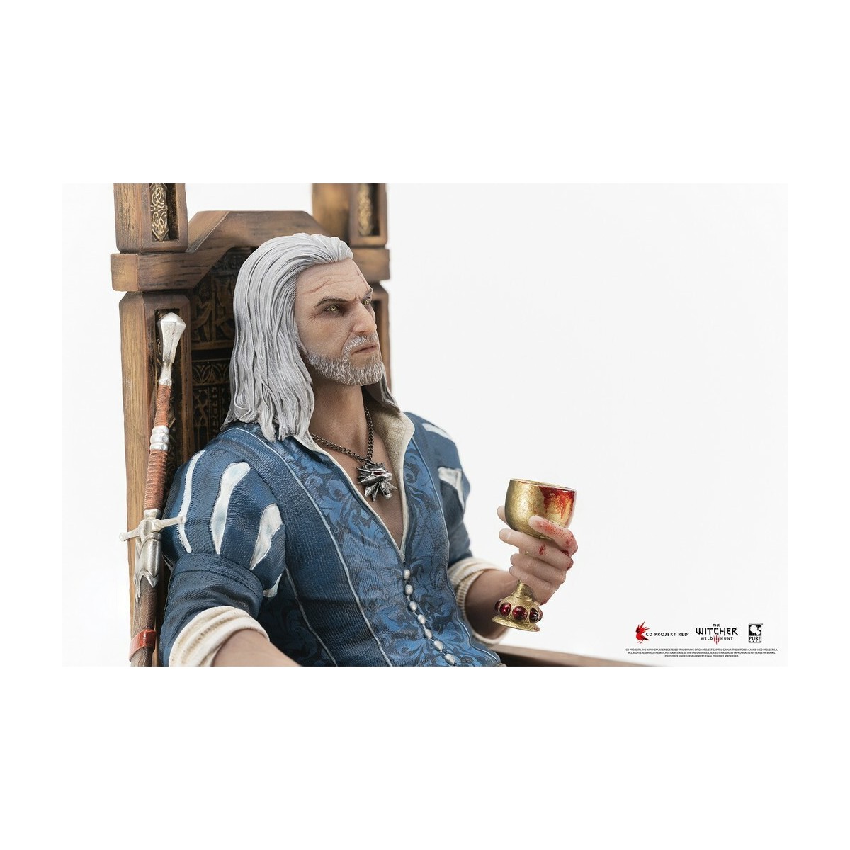Pure Arts - The Witcher 3: Wild Hunt Estatua de Geralt a escala 1/6.
