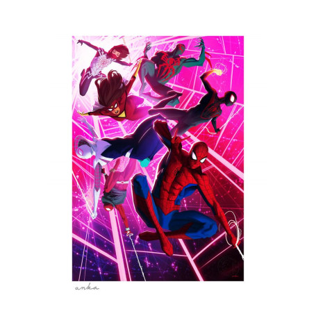 Impresión de Marvel - Impresión artística Héroes del Spider-Verso - 46 x 61 cm - sin marco