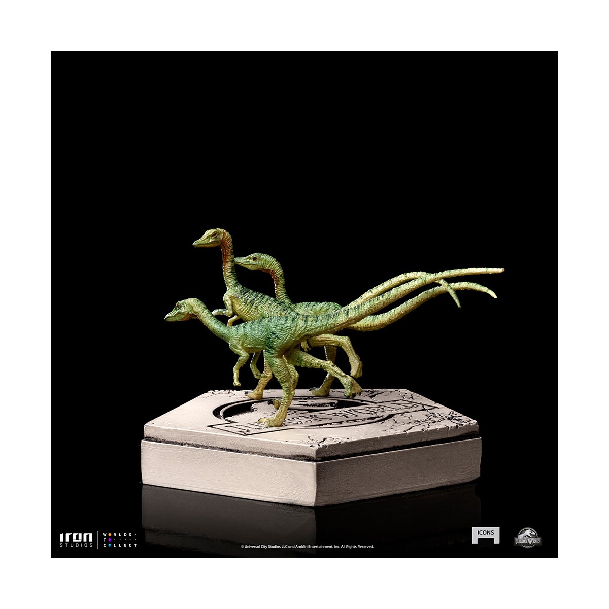 Iron Studios - Compsognathus - Iconos de Jurassic World