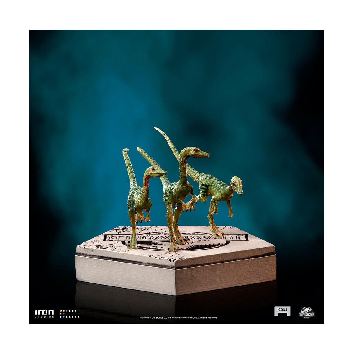 Iron Studios - Compsognathus - Iconos de Jurassic World