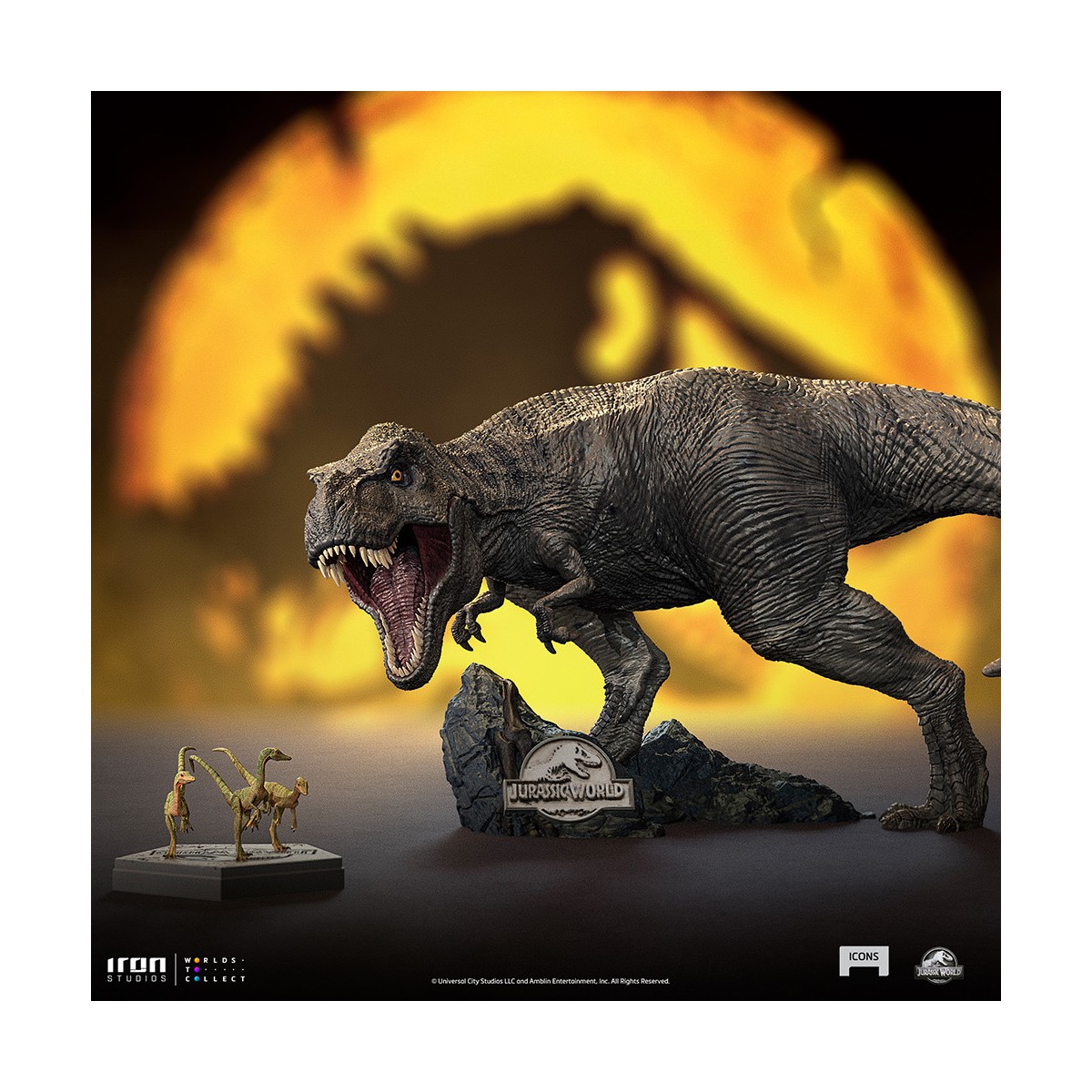 Iron Studios - Compsognathus - Iconos de Jurassic World