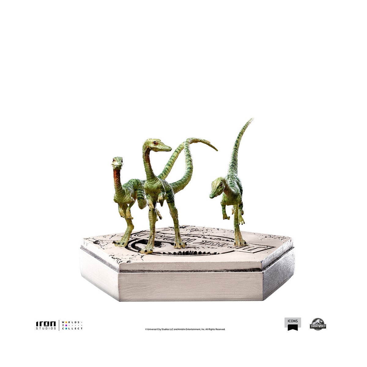 Iron Studios - Compsognathus - Iconos de Jurassic World