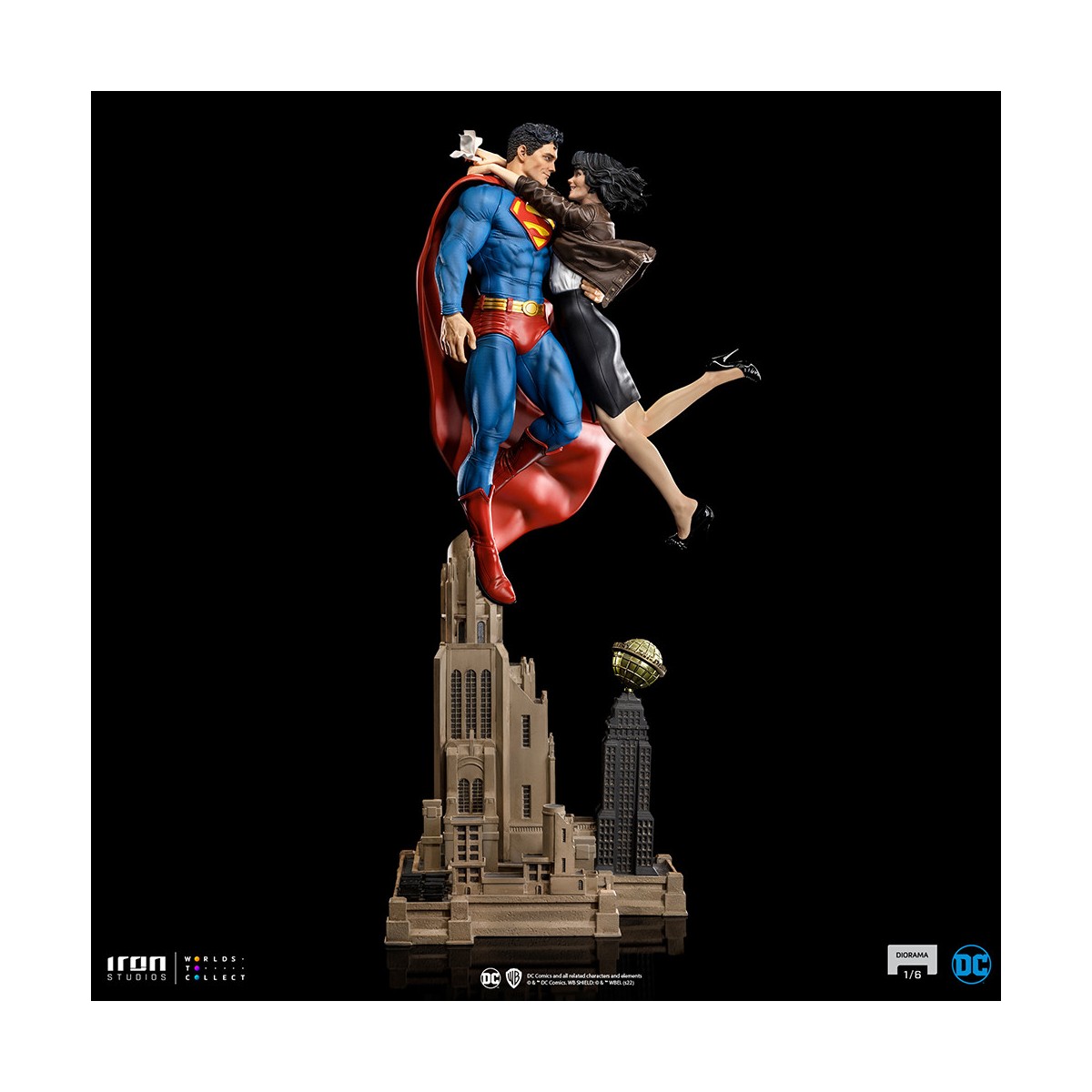 Iron Studios - Diorama de Superman y Loic Lane 1/6