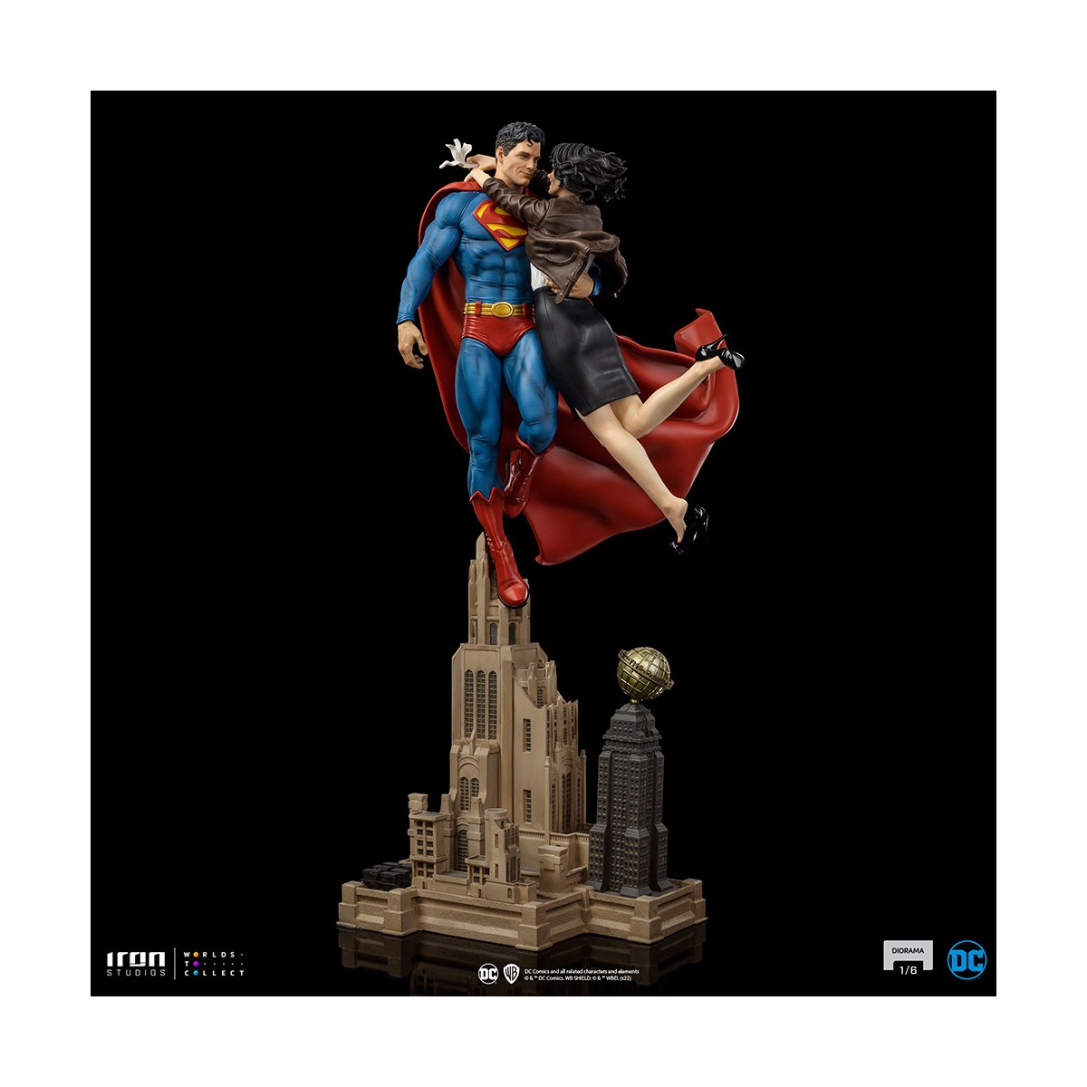Iron Studios - Diorama de Superman y Loic Lane 1/6