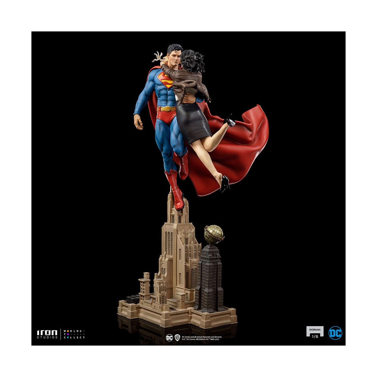 Iron Studios - Diorama de Superman y Loic Lane 1/6