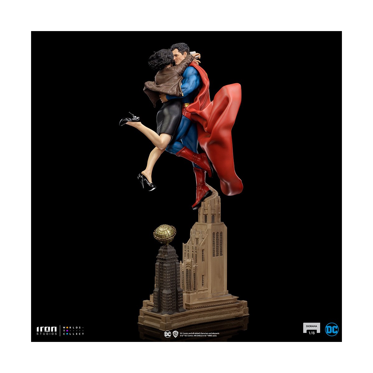 Iron Studios - Diorama de Superman y Loic Lane 1/6