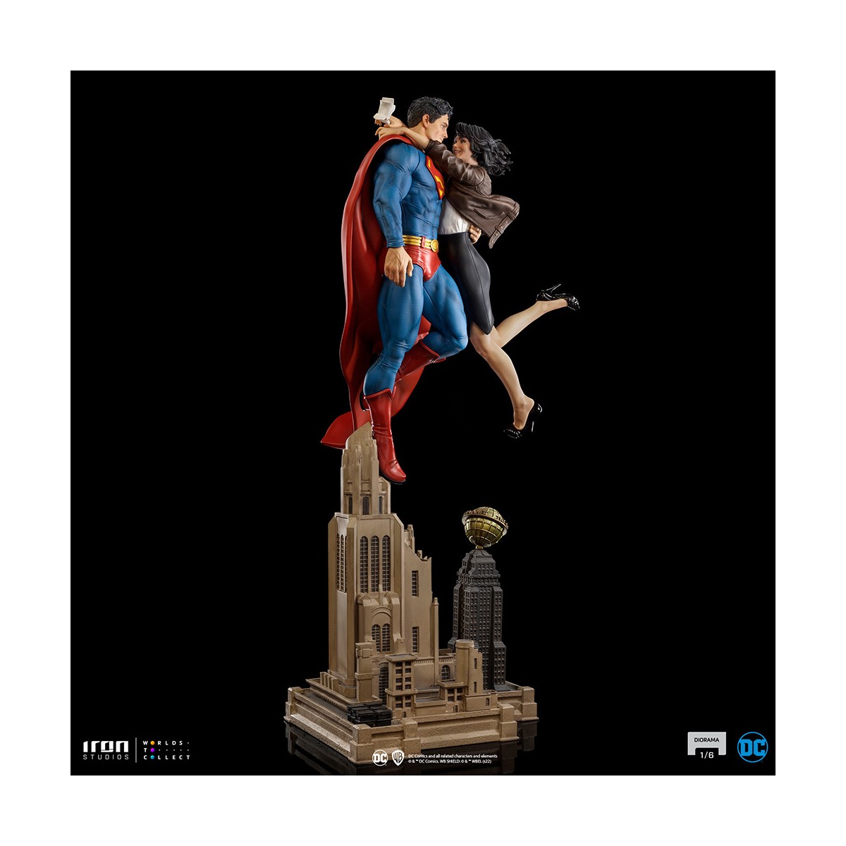 Iron Studios - Diorama de Superman y Loic Lane 1/6