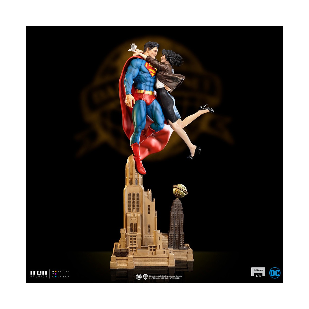 Iron Studios - Diorama de Superman y Loic Lane 1/6