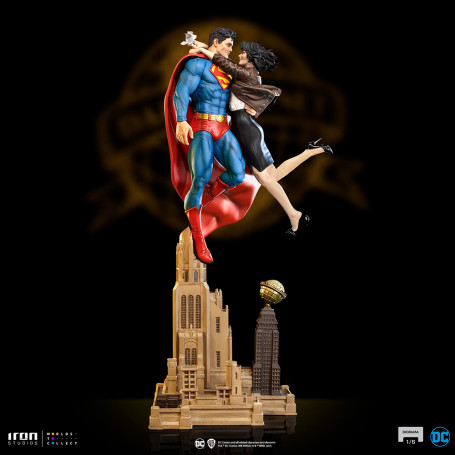 Iron Studios - Diorama de Superman y Loic Lane 1/6