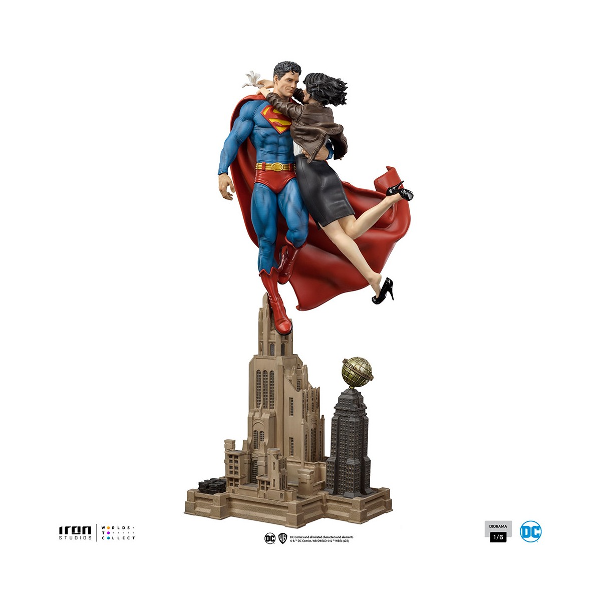 Iron Studios - Diorama de Superman y Loic Lane 1/6