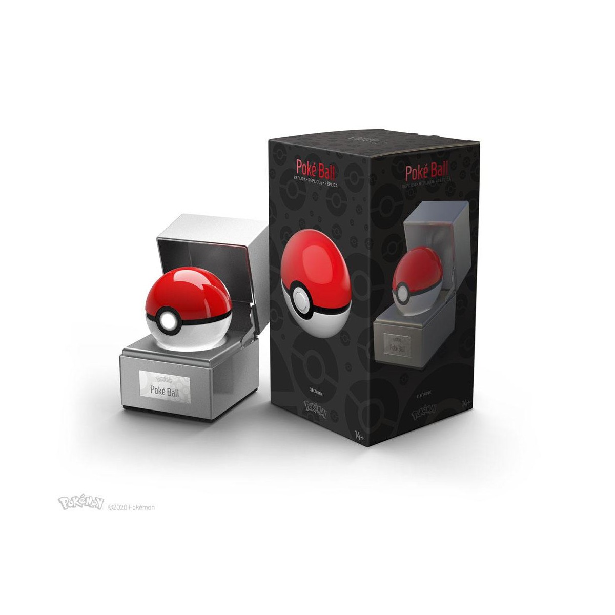 Wand Company - Réplica de Pokémon Diecast - Pokeball 1/1