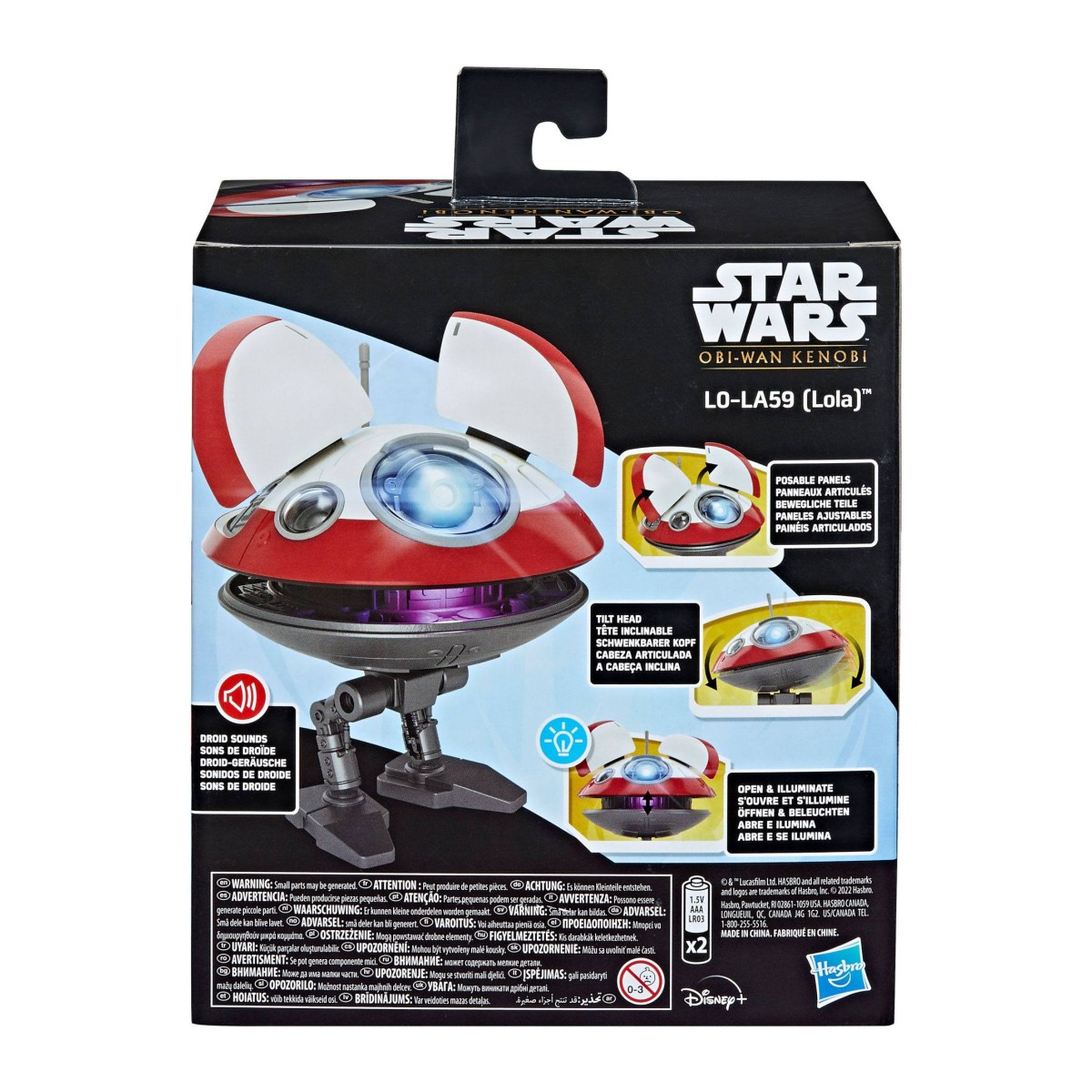 Hasbro Star Wars LO-LA59 (Lola) 13 cm Obi-Wan Kenobi figura electrónica