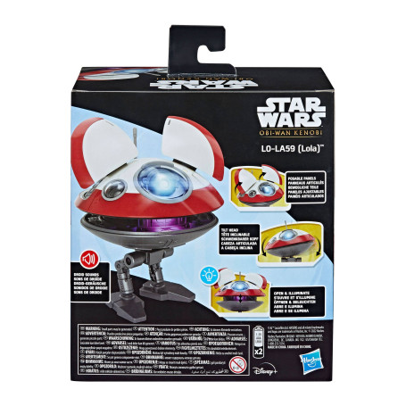 Hasbro Star Wars LO-LA59 (Lola) 13 cm Obi-Wan Kenobi figura electrónica