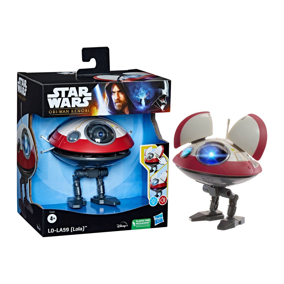 Hasbro Star Wars LO-LA59 (Lola) 13 cm Obi-Wan Kenobi figura electrónica