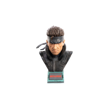 Metal Gear Solid - Busto de Solid Snake a tamaño real - Primeras 4 figuras