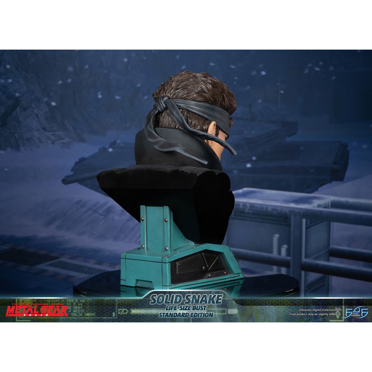 Metal Gear Solid - Busto de Solid Snake a tamaño real - Primeras 4 figuras