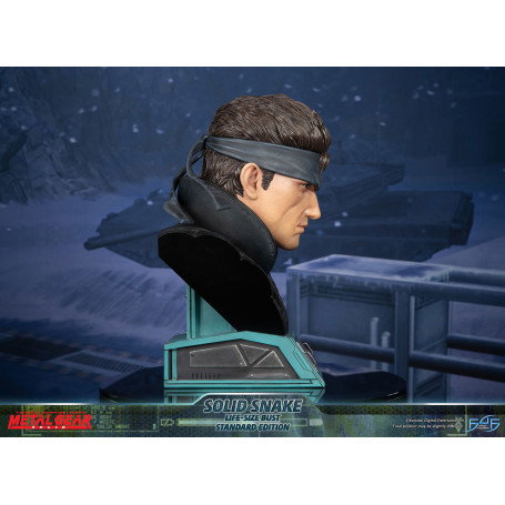 Metal Gear Solid - Busto de Solid Snake a tamaño real - Primeras 4 figuras
