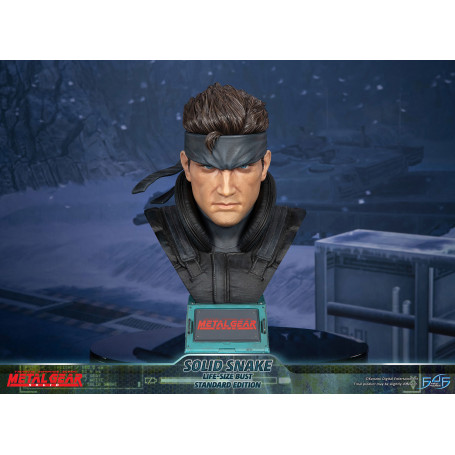 Metal Gear Solid - Busto de Solid Snake a tamaño real - Primeras 4 figuras