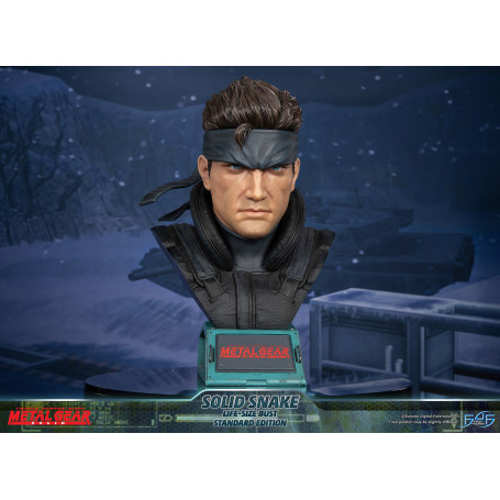 Metal Gear Solid - Busto de Solid Snake a tamaño real - Primeras 4 figuras