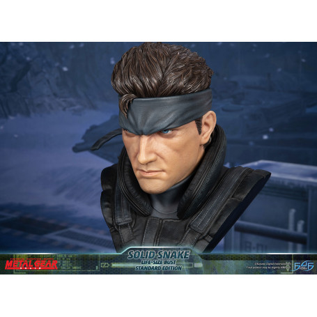Metal Gear Solid - Busto de Solid Snake a tamaño real - Primeras 4 figuras