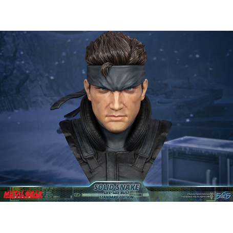 Metal Gear Solid - Busto de Solid Snake a tamaño real - Primeras 4 figuras