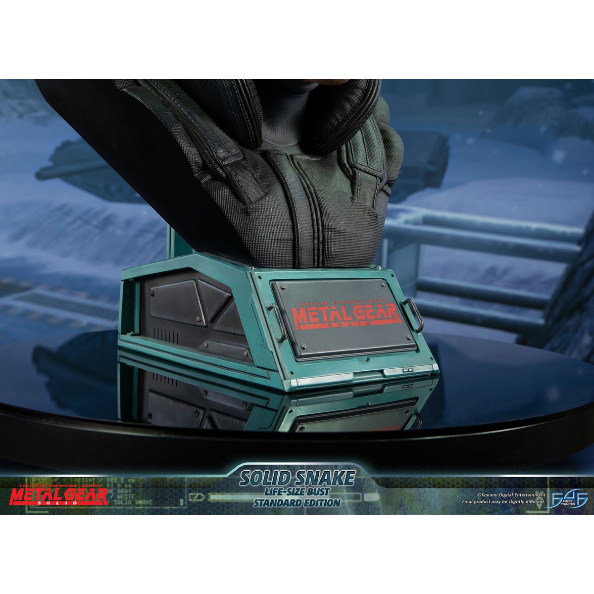 Metal Gear Solid - Busto de Solid Snake a tamaño real - Primeras 4 figuras