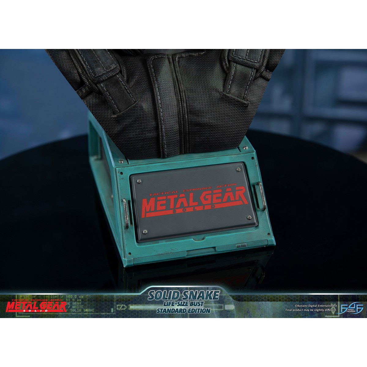 Metal Gear Solid - Busto de Solid Snake a tamaño real - Primeras 4 figuras