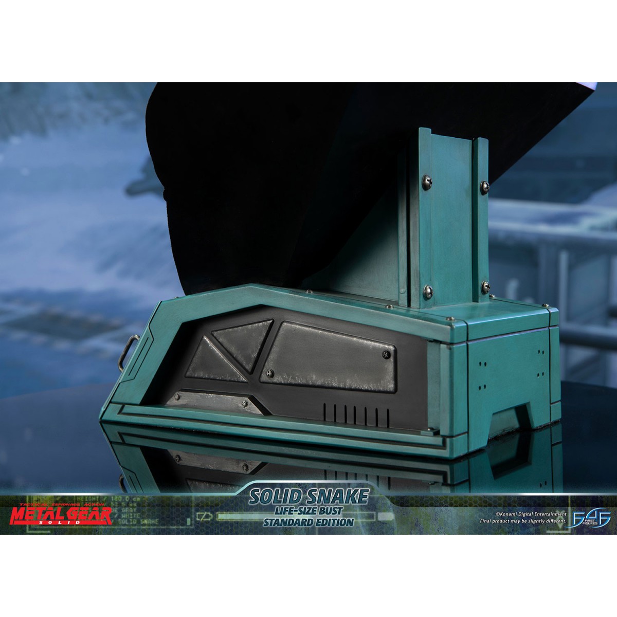 Metal Gear Solid - Busto de Solid Snake a tamaño real - Primeras 4 figuras