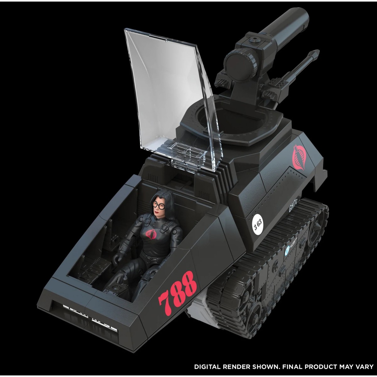 Colaboración de Transformers de Hasbro: G.I. Joe Mash-Up, Tanque H.I.S.S. de Megatron y Baronesa