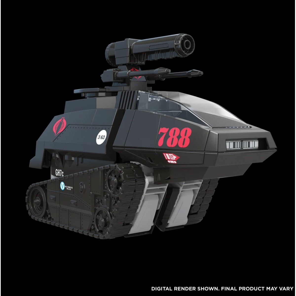 Colaboración de Transformers de Hasbro: G.I. Joe Mash-Up, Tanque H.I.S.S. de Megatron y Baronesa