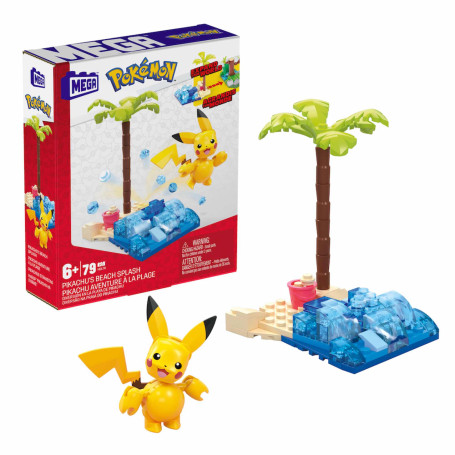 Pokemon - PIKACHU'S BEACH SPLASH - Mega Construx Wonder Builder