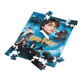 SD Toys - Puzzle HARRY POTTER efecto 3D - Póster de la Piedra Filosofal - 100 piezas