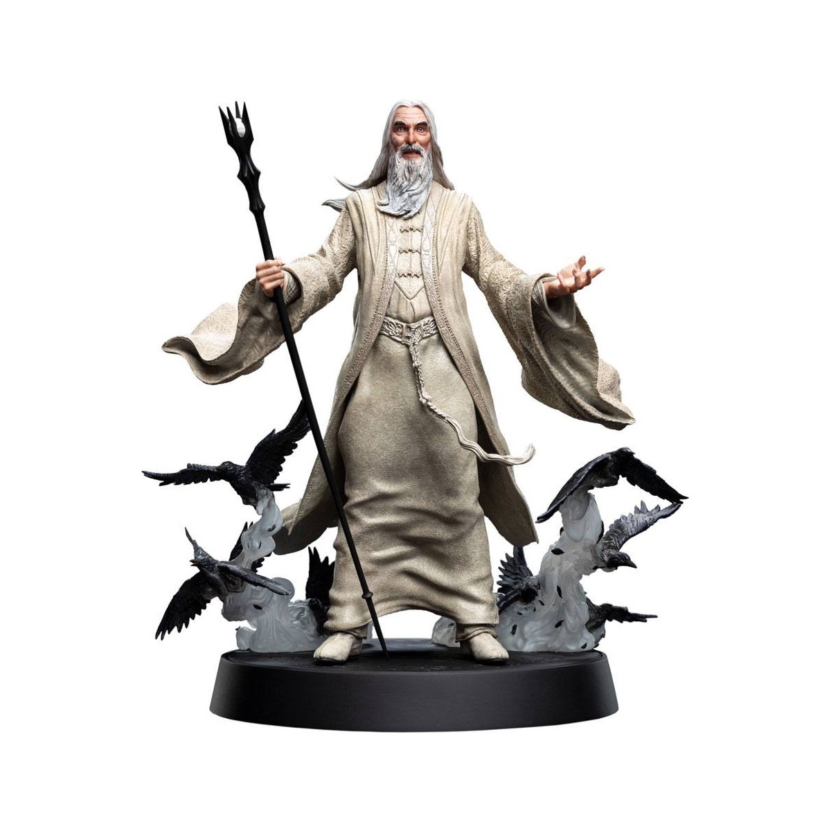Weta - Estatua de PVC de Saruman el Blanco - Figuras del Fandom 1/6 - LOTR