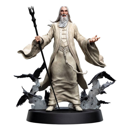 Weta - Estatua de PVC de Saruman el Blanco - Figuras del Fandom 1/6 - LOTR