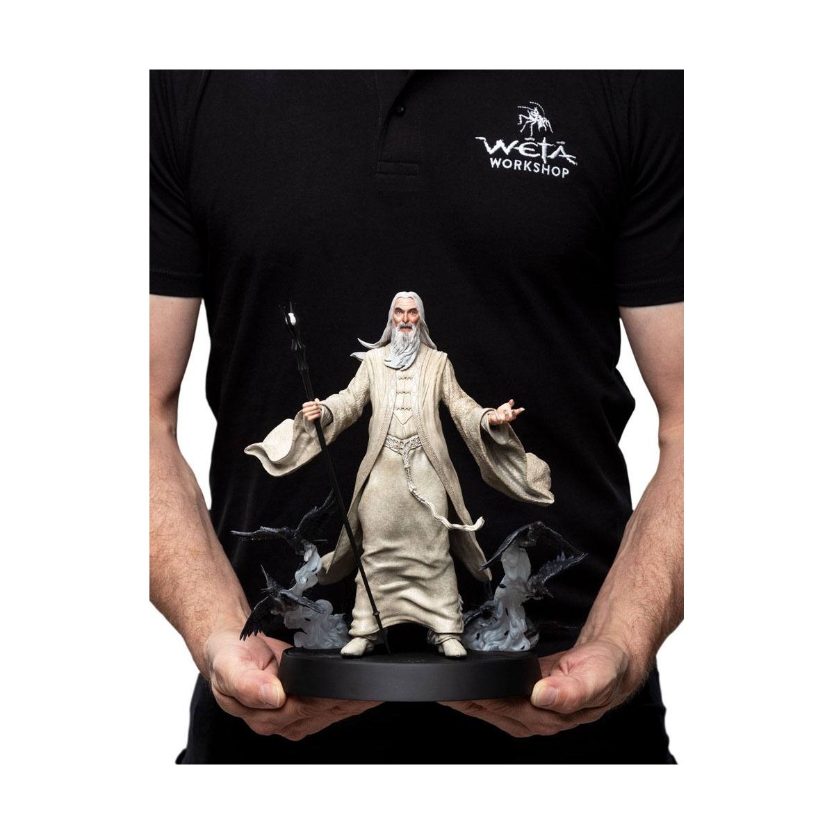 Weta - Estatua de PVC de Saruman el Blanco - Figuras del Fandom 1/6 - LOTR