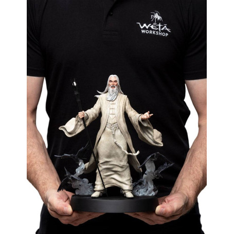 Weta - Estatua de PVC de Saruman el Blanco - Figuras del Fandom 1/6 - LOTR