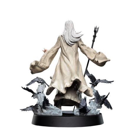 Weta - Estatua de PVC de Saruman el Blanco - Figuras del Fandom 1/6 - LOTR