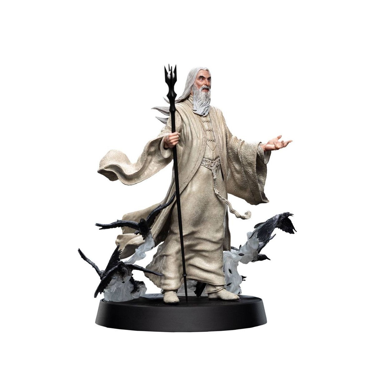 Weta - Estatua de PVC de Saruman el Blanco - Figuras del Fandom 1/6 - LOTR