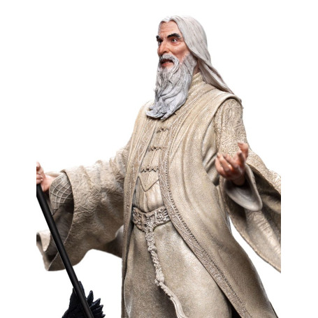 Weta - Estatua de PVC de Saruman el Blanco - Figuras del Fandom 1/6 - LOTR