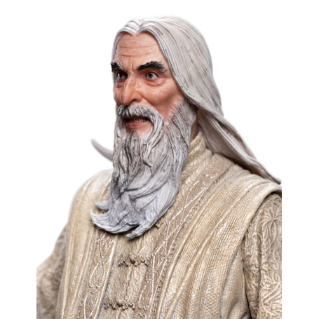 Weta - Estatua de PVC de Saruman el Blanco - Figuras del Fandom 1/6 - LOTR