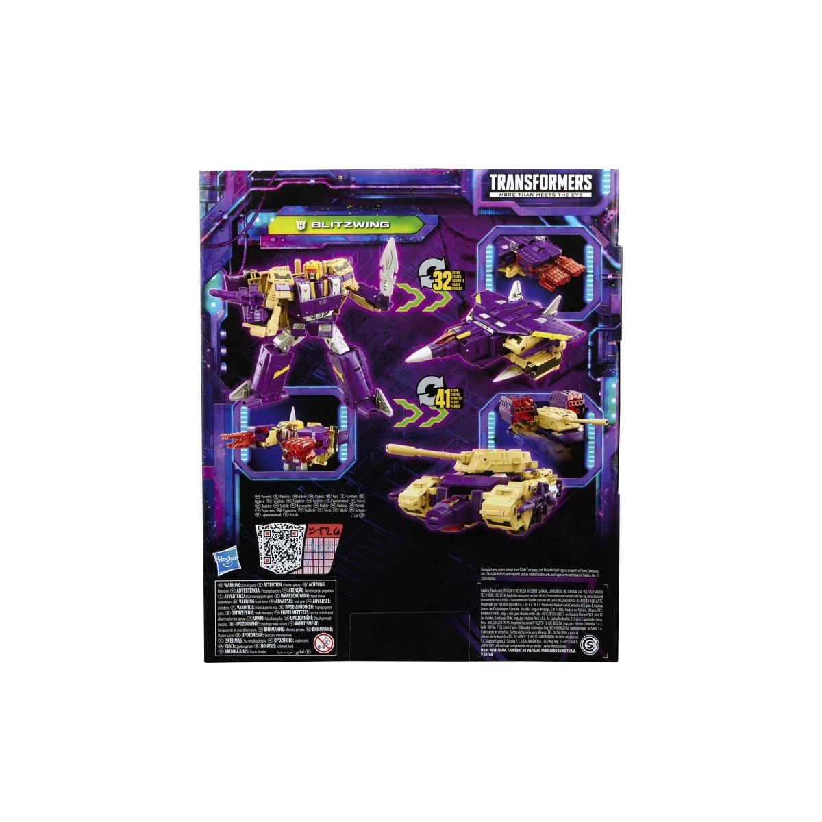 Hasbro - Transformers Generation Legacy - Blitzwing - Clase Líder