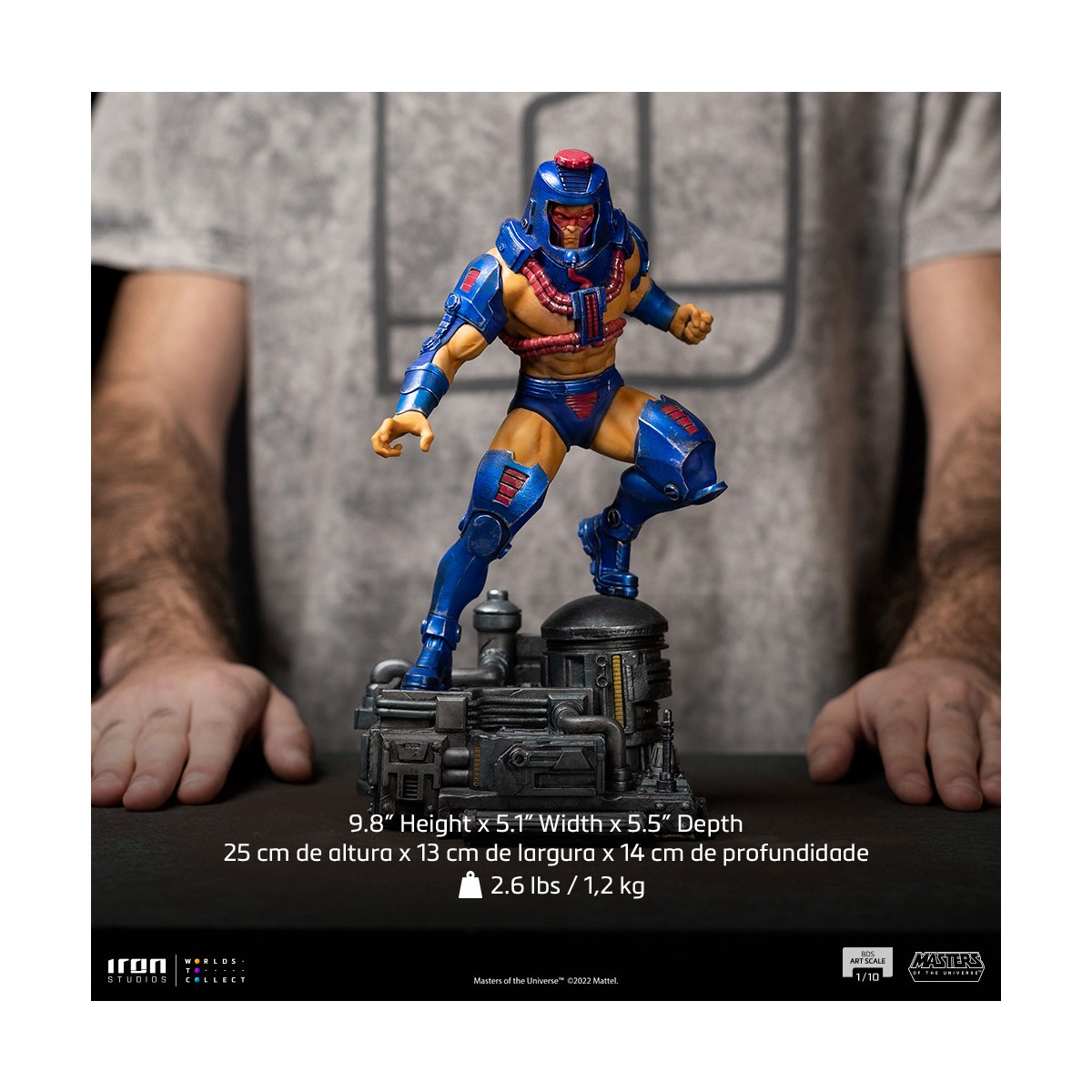Iron Studios - BDS Art Scale 1/10 - Man-E-Face - Masters of the Universe
