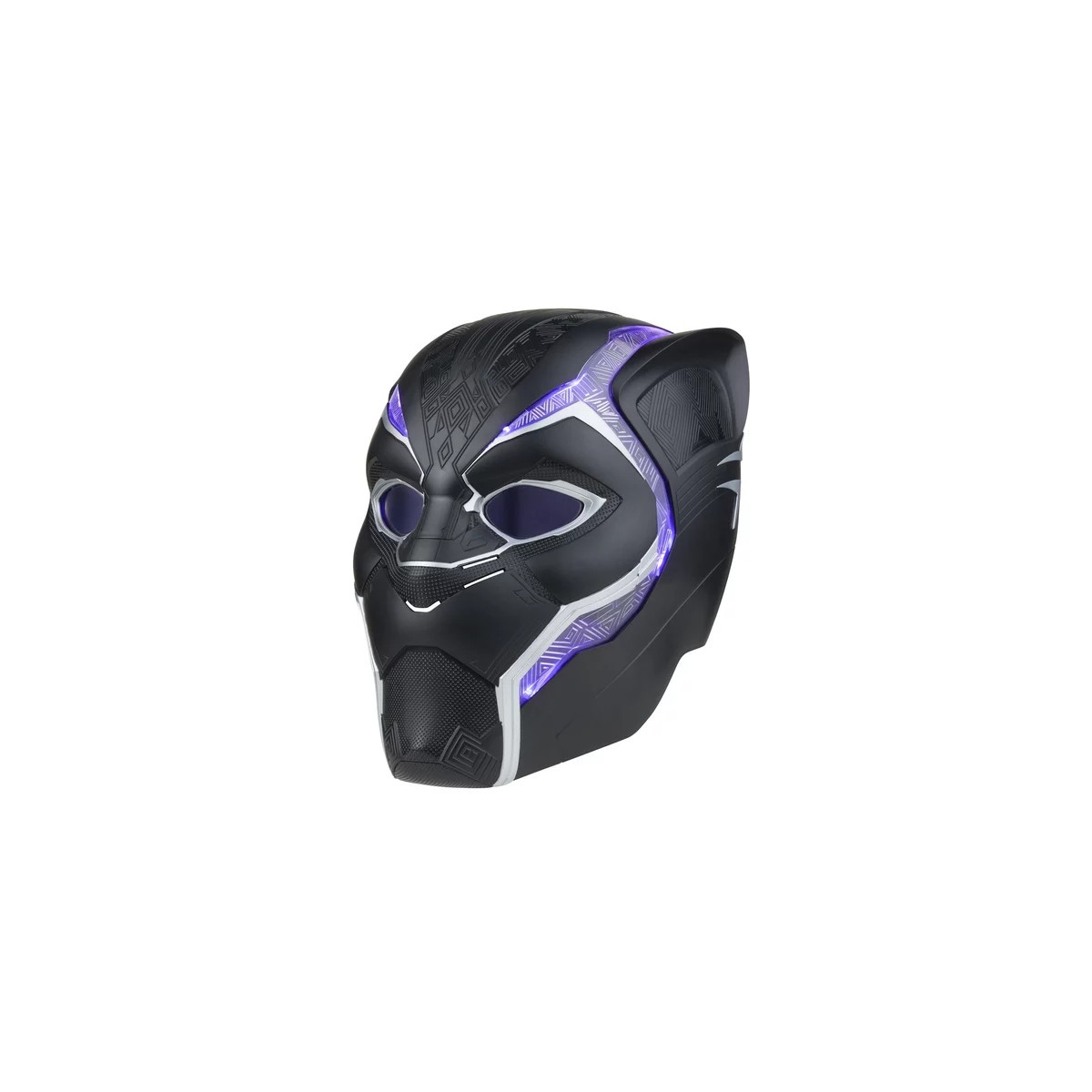 Hasbro - Réplica de Casco de Pantera Negra 1/1 - Casco Electrónico Marvel Legends