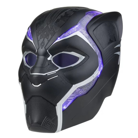 Hasbro - Réplica de Casco de Pantera Negra 1/1 - Casco Electrónico Marvel Legends