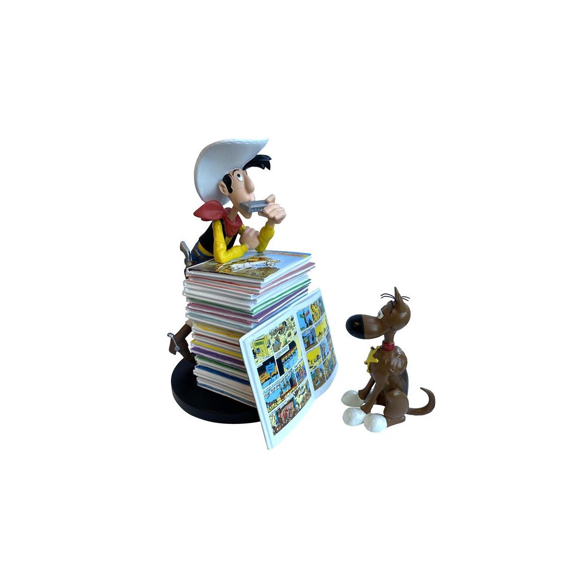 Collectoys - Lucky Luke & Rantanplan - Pila de discos