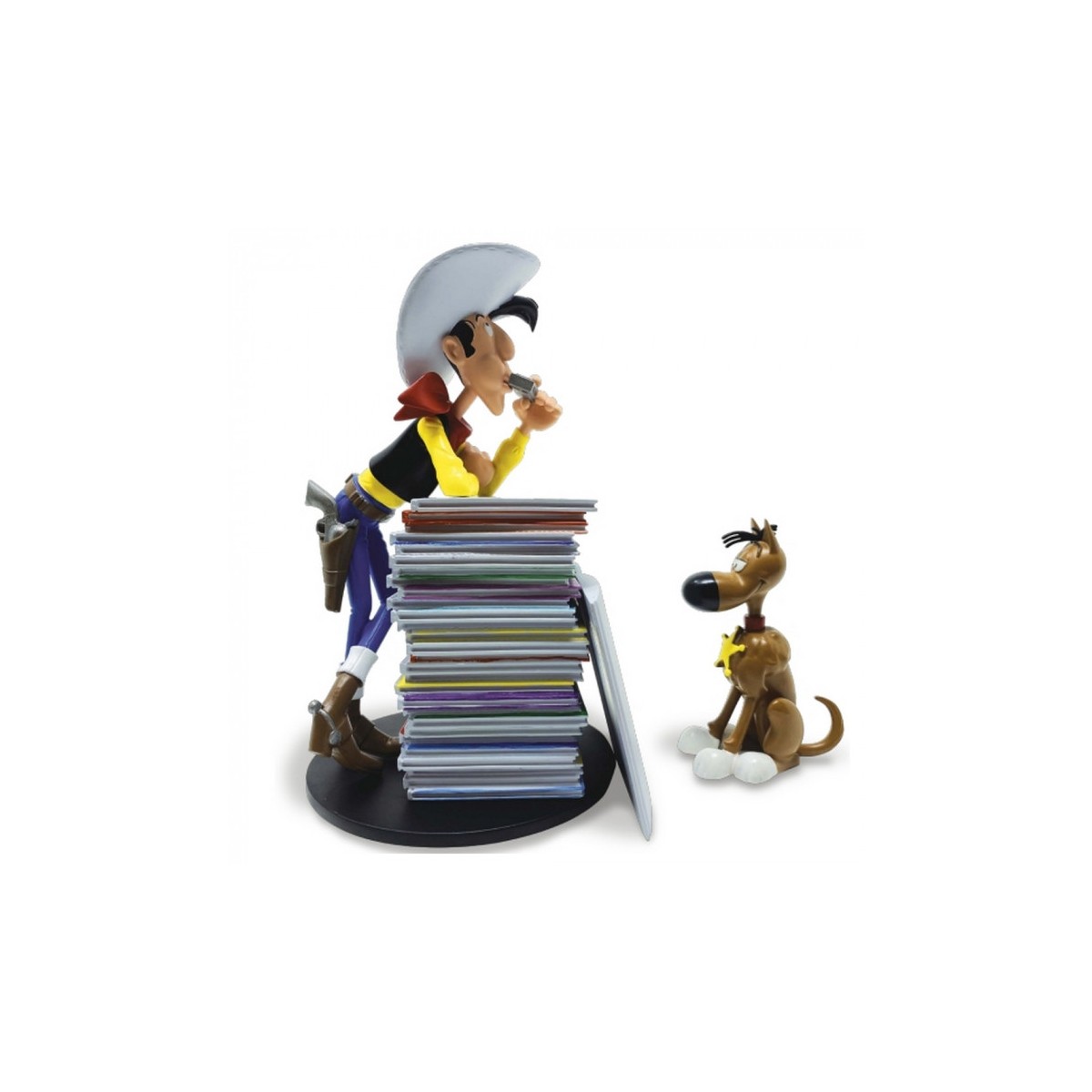 Collectoys - Lucky Luke & Rantanplan - Pila de discos