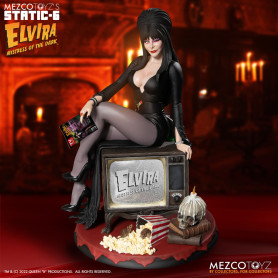 Mezco - Static 6 - Elvira señora de las tinieblas estatua 1/6