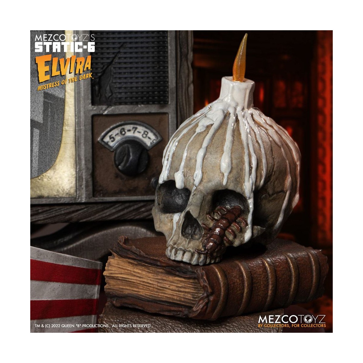 Mezco - Static 6 - Elvira señora de las tinieblas estatua 1/6