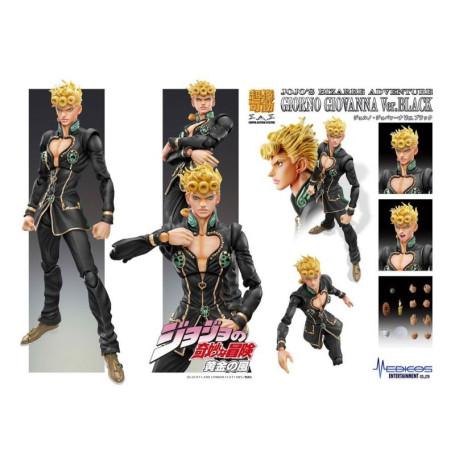 Medicos - Super Action Chozokado - Giorno Giovanna Ver. Negro - Jojo's Bizarre Adventures Golden Wind