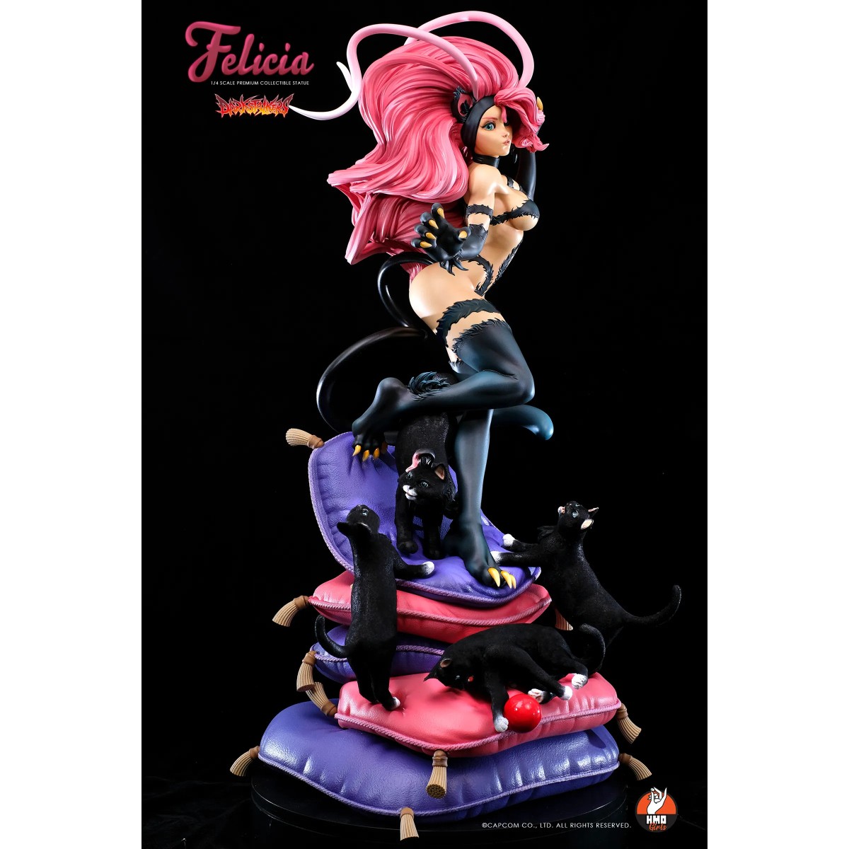 HMO Girls - Felicia 1/4 Black version Darkstalkers - Hand Made Object